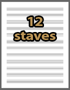 12 staves